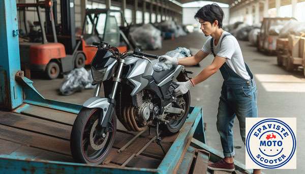 Enlèvement d'épave de deux roues